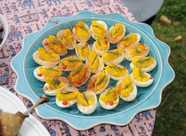 These deviled eggs tasted as good as they looked